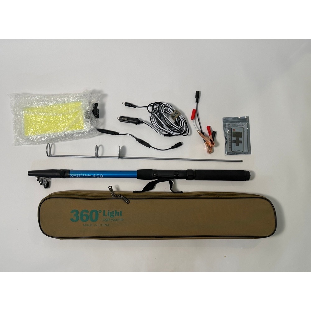 Fishing Light Kit – 360 Light 450 Portable Telescoping LED Night - with Remote - Picture 3 of 6